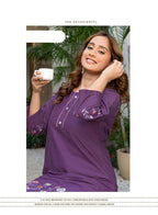 Cotton Embroidered Co-Ord Set with Pocket