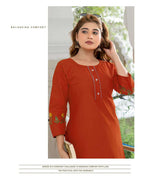 Cotton Embroidered Co-Ord Set with Pocket