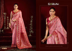 Silk Banarasi Jacquard Woven Saree with Embroidered Unstitched Blouse