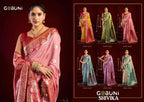 Silk Banarasi Jacquard Woven Saree with Embroidered Unstitched Blouse