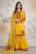 Rayon Heavy Embroidered Sharara Set with Chiffon Dupatta for Festive