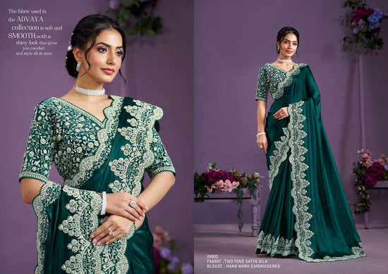 Silk Woven Design Saree with Embroidered Unstitched Blouse