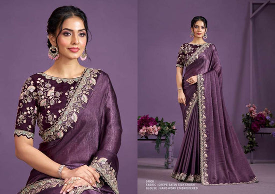 Silk Woven Design Saree with Embroidered Unstitched Blouse