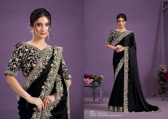 Silk Woven Design Saree with Embroidered Unstitched Blouse