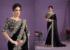 Silk Woven Design Saree with Embroidered Unstitched Blouse