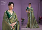 Silk Woven Design Saree with Embroidered Unstitched Blouse