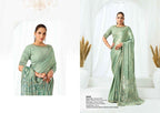 Satin Silk Designer Woven Saree with Unstitched Blouse