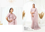Satin Silk Designer Woven Saree with Unstitched Blouse