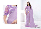 Silk Woven Design Festive Saree with Embroidered Unstitched Blouse