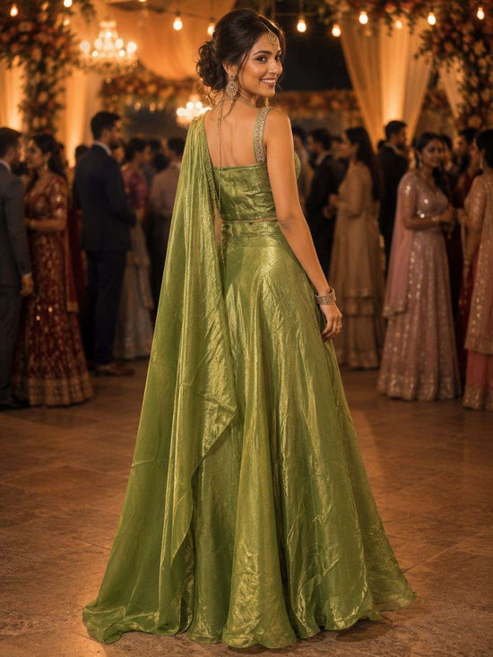 Ginni Fendy Silk Embroidered Lehenga for Wedding & Festive