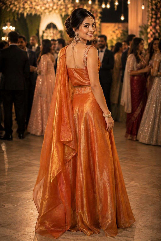 Ginni Fendy Silk Embroidered Lehenga for Wedding & Festive