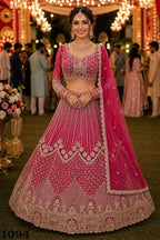 Mrudangi Khyati Premium Net Bridal Lehenga