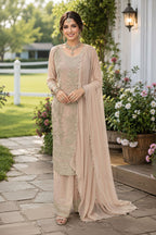 Maitri Georgette Embroidered Salwar Suit Set with Dupatta