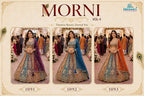 MRUDANGI MORNI Premium Net Lehenga