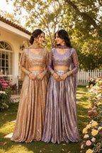 Samira Premium Sandwash Satin Full Embroidered Lehenga for Wedding & Reception