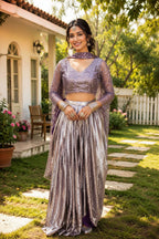 Samira Premium Sandwash Satin Full Embroidered Lehenga for Wedding & Reception