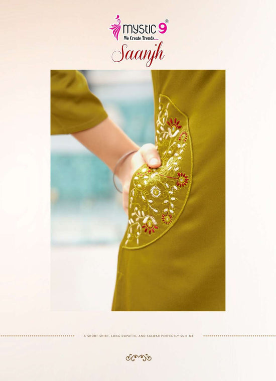 Gajji Silk Embroidered Co-Ord Set for Women
