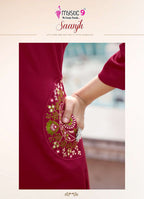 Gajji Silk Embroidered Co-Ord Set for Women