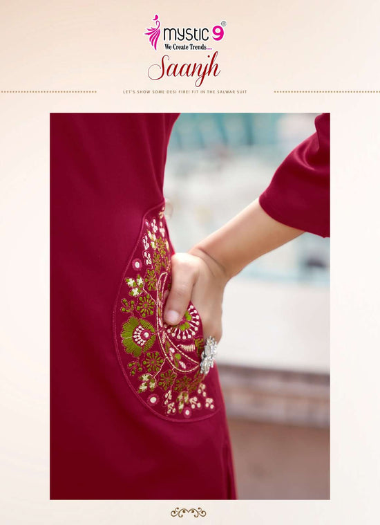 Gajji Silk Embroidered Co-Ord Set for Women