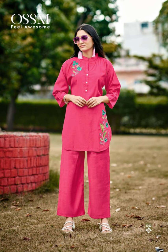 Printed Silk Co-Ord Set for Women