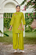 Printed Silk Co-Ord Set for Women