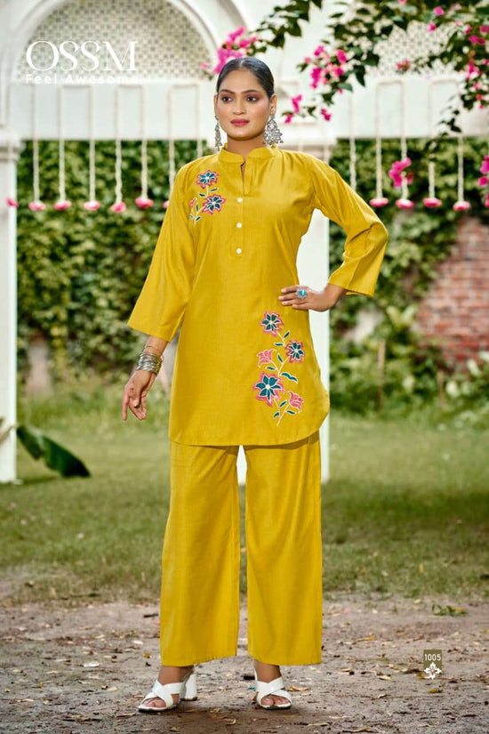 Printed Silk Co-Ord Set for Women