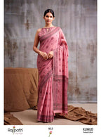 Modal Cotton Printed Saree with Unstitched Blouse