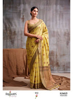 Modal Cotton Printed Saree with Unstitched Blouse
