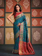 Rajpath Sangam Patola Silk Printed Saree