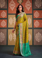 Rajpath Sangam Patola Silk Printed Saree
