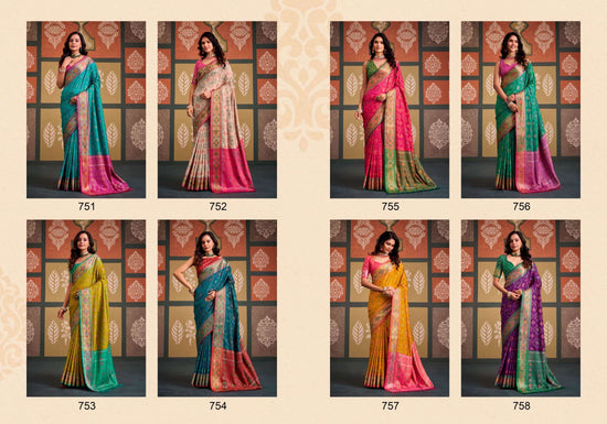 Rajpath Sangam Patola Silk Printed Saree