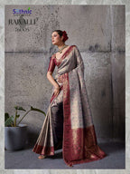 Pure Silk Woven Traditional Saree with Embroidered Unstitched Blouse