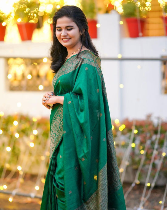 Soft Silk Lichi Silk Jacquard Work Saree