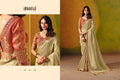 Jacquard Silk Printed Festive Saree with Unstitched Blouse