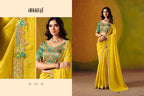 Jacquard Silk Printed Festive Saree with Unstitched Blouse