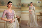 Georgette Designer Party Wear Saree with Embroidered Unstitched Blouse